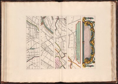 Neue Karte des Landes von Utrecht nach der Ordnung der Ed. Mog. Herren Staaten ... vermessen und kartiert, durch Bernard du Roy, Ingenieur; G. Hoet del. ornam.; T. Doesburgh sculps von Bernard de Roĳ