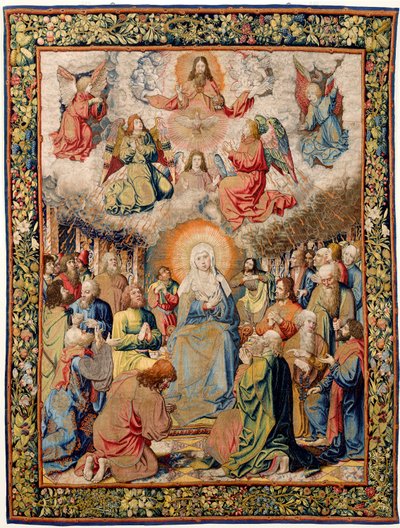 Flämischer Wandteppich. Passion Jesu. Nationales Erbe von Bernard van (after) Orley