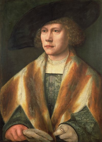 Porträt eines jungen Mannes, möglicherweise ein Selbstporträt, um 1520 von Bernard van Orley