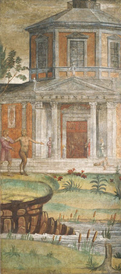 Cephalus und Pan am Tempel der Diana von Bernardino Luini