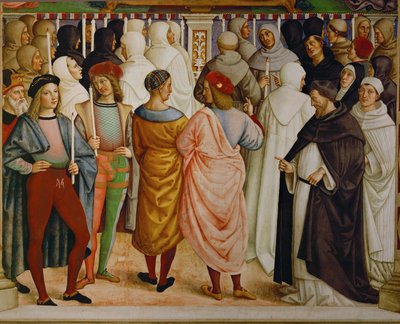 Heiligsprechung der Heiligen Katharina von Siena von Bernardino di Betto Pinturicchio