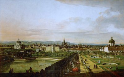 Wien, vom Belvedere aus gesehen von Bernardo Bellotto