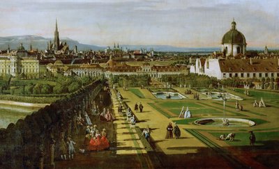 Wien, vom Belvedere aus gesehen von Bernardo Bellotto