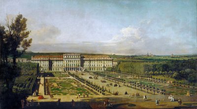 Kaiserliches Lustschloss Schönbrunn, Gartenfassade von Bernardo Bellotto