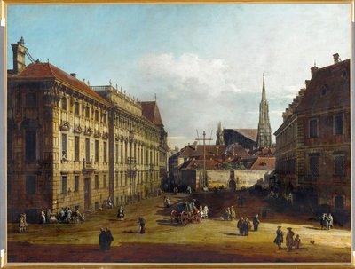 Lobkowitzplatz in Wien, Österreich von Bernardo Bellotto