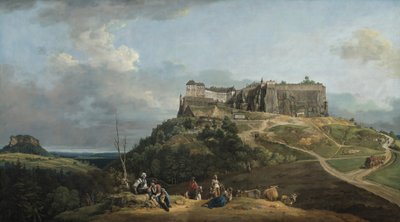Die Festung Königstein von Bernardo Bellotto