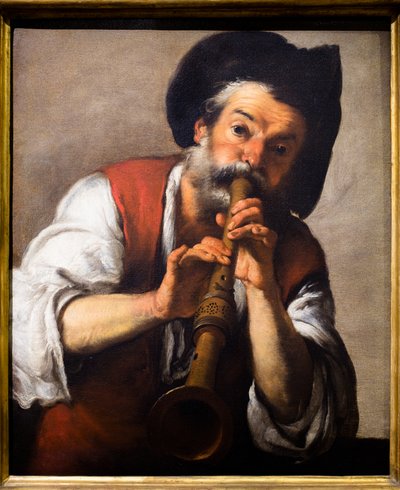 Der Piffero-Spieler von Bernardo Strozzi