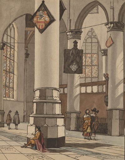 Kircheninneres, 1774 von Bernhard Schreuder