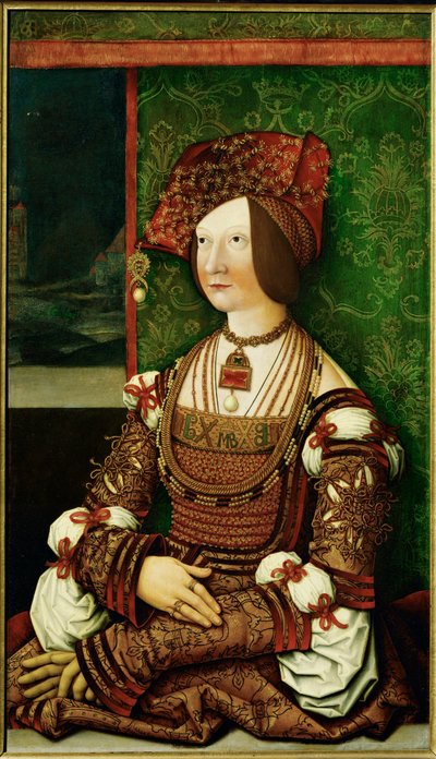 Bianca Maria Sforza, zweite Frau von Kaiser Maximilian I. von Bernhard Strigel