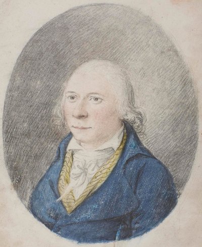 Porträt eines unbekannten Mannes von Bertel Thorvaldsen