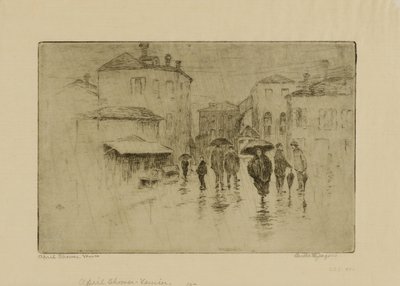 Aprilregen, Venedig von Bertha E. Jaques