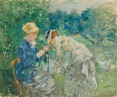 Im Bois de Boulogne von Berthe Morisot