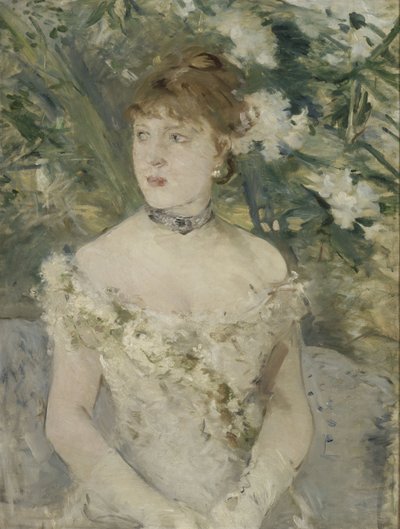 Junge Frau beim Ball von Berthe Morisot