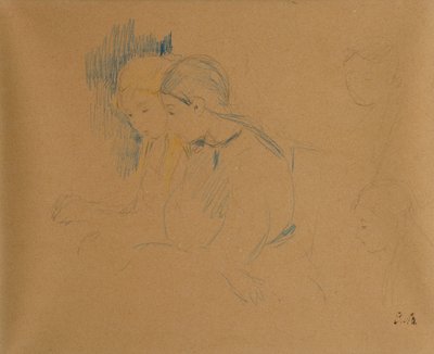 Porträt junger Mädchen von Berthe Morisot