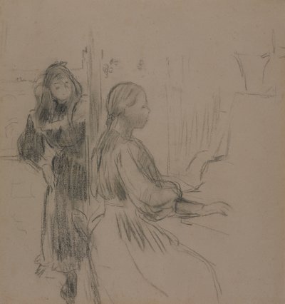 Studie für La Musique, 1893 von Berthe Morisot