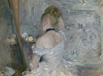 Frau bei ihrer Toilette, 1875-1880 von Berthe Morisot