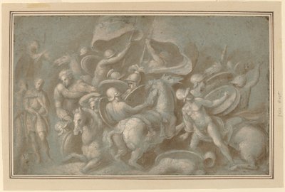 Schlachtenszene von Biagio Pupini