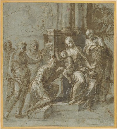 Die Anbetung der Könige von Biagio Pupini