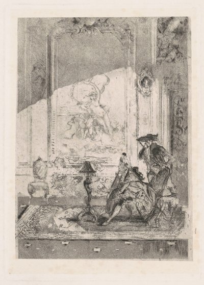Die Geigenstunde, ca. 1874 von Bianchi Mose