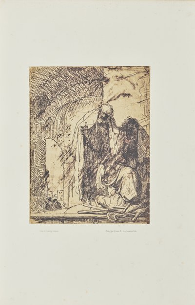 Petrus und Johannes am Tempeltor von Bisson Frères