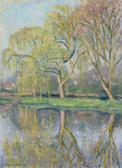 Der Frühling (Der Seerosenteich in Giverny) von Blanche Hoschede Monet