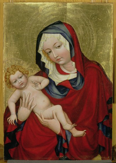 Jungfrau und Kind, ca. 1400 von Bohemian School