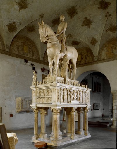 Reiterdenkmal zu Ehren von Bernabo Visconti (Skulptur) von Bonino da Campione