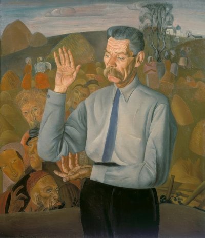 Maxim Gorkij von Boris D. Grigorjew