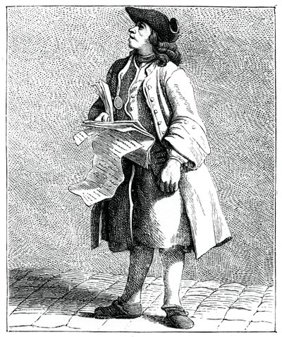 Die Liste der Gewinner in der Lotterie!, 1737-1742 von Bouchardon