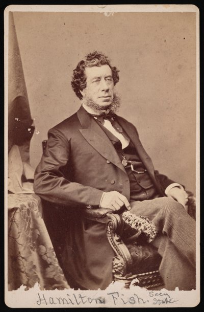 Porträt von Hamilton Fish 1808-1893, vor 1893 von Brady