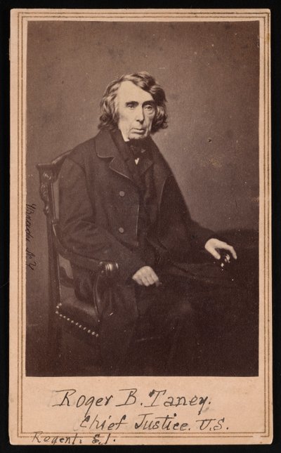 Porträt von Roger Brooke Taney 1777-1864, vor 1864 von Brady