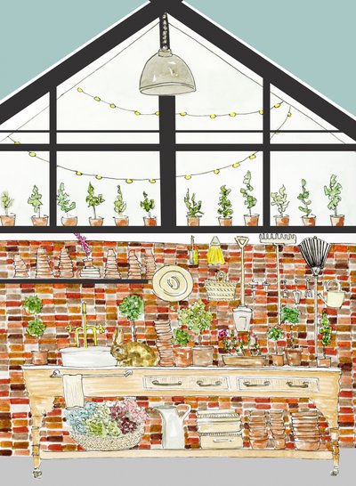 Rustikaler Pflanzenschuppen von Breanna Megan Studio