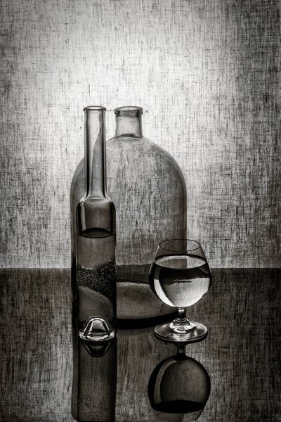 Glasflaschenreflexionen von Brig Barkow