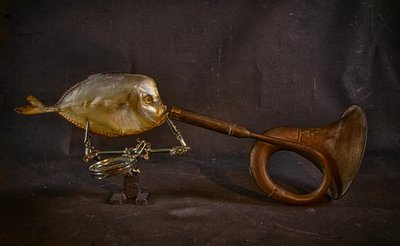 Surrealer Fischhorn von Brig Barkow