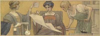 Eine Allegorie des Druckens und der Fotografie von British School