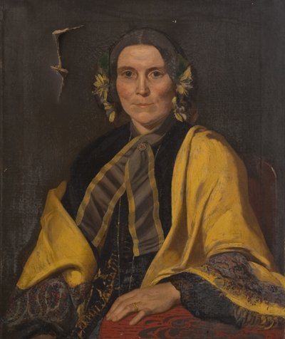 Porträt einer unbekannten Frau, ca. 1840 von British School