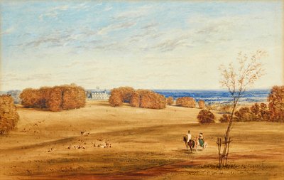Aussicht auf Horsley Towers, Surrey von British School