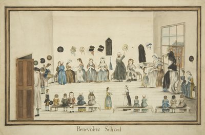 Die Wohltätigkeitsschule, um 1795 von British School