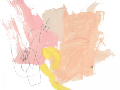 Moderne abstrakte Pastellfarben von Bronwyn Baker