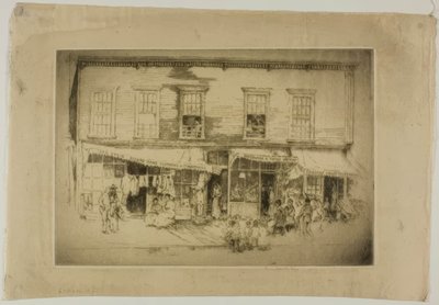 Chicago - Nr. 638 South Clark St. von Bror Julius Olsson Nordfeldt