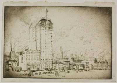 Chicago - Das Blackstone Hotel von Bror Julius Olsson Nordfeldt