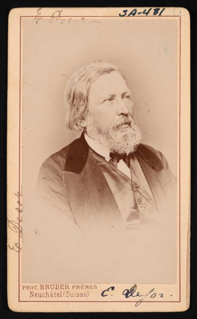 Porträt von Pierre Jean Edouard Desor, vor 1882 von Bruder Freres