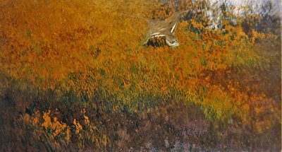 Sommerlandschaft mit einem Vogel im Flug von Bruno Andreas Liljefors