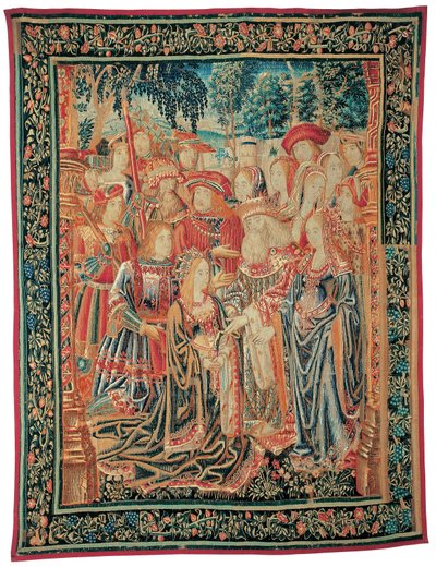 Die Geschichte von Troja. Die Begnadigung von Helena von Brussels Manufactory