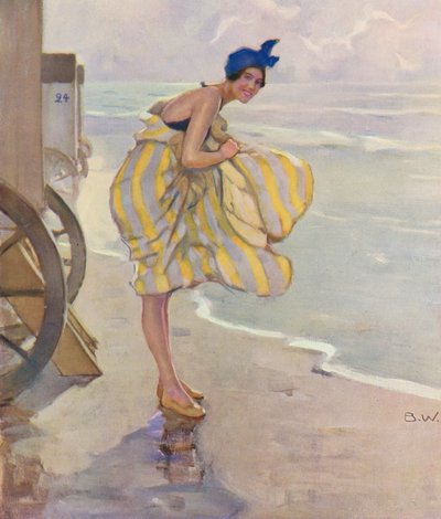 Frau am Meer von Brynolf Wennerberg