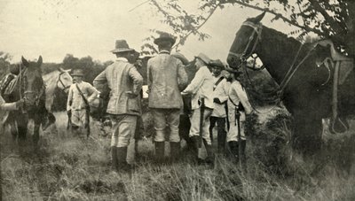 General Lawton lernt von kubanischen Offizieren...30. Juni, Spanisch-Amerikanischer Krieg, 1898, 1899 von Burr McIntosh