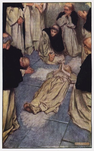 Illustration für The Cloister and The Hearth von Charles Reade von Byam (after) Shaw