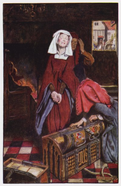 Illustration für The Cloister and The Hearth von Charles Reade von Byam (after) Shaw