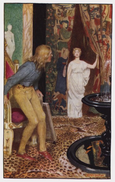 Illustration für The Cloister and The Hearth von Charles Reade von Byam (after) Shaw