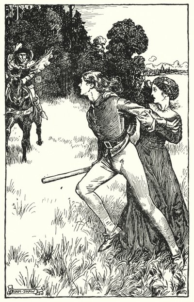 Illustration für The Cloister and The Hearth von Charles Reade von Byam (after) Shaw